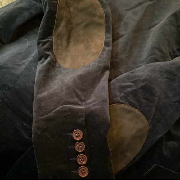 “TAMARA JARMON” DESIGNER Midnight Blue Velvet Blazer. - Picture 7 of 13